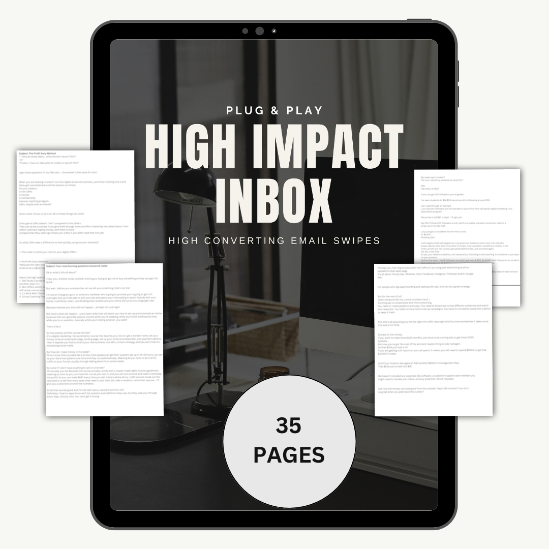 High Impact Inbox | MRR | Master Resell Rights