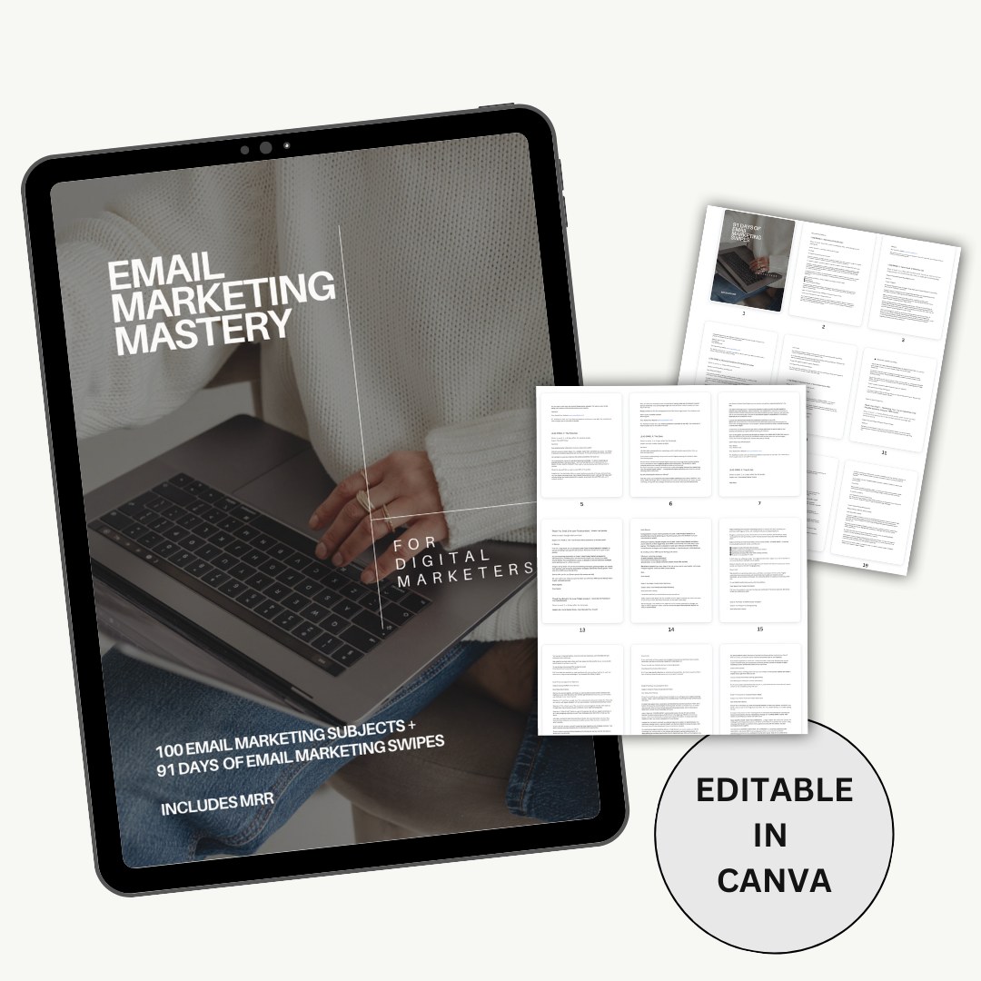 EMAIL MARKETING MASTERY| MRR | Master Resell Rights