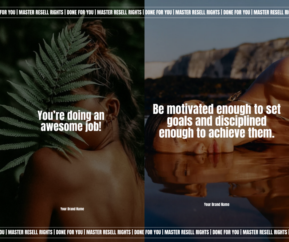 30 Positive Mindset Stories with Photos & Mockups included | MRR Master Resell Rights