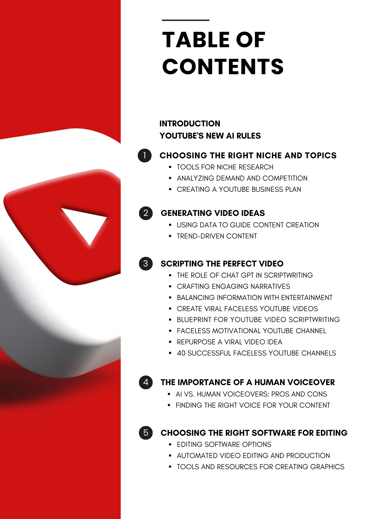 BUNDLE: 3 Faceless Guides | Instagram | YouTube | TikTok