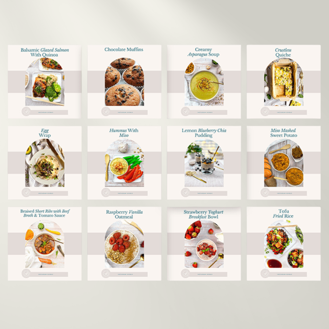 Gut Nourishing Food | Pregnancy & Postpartum | Instagram Posts