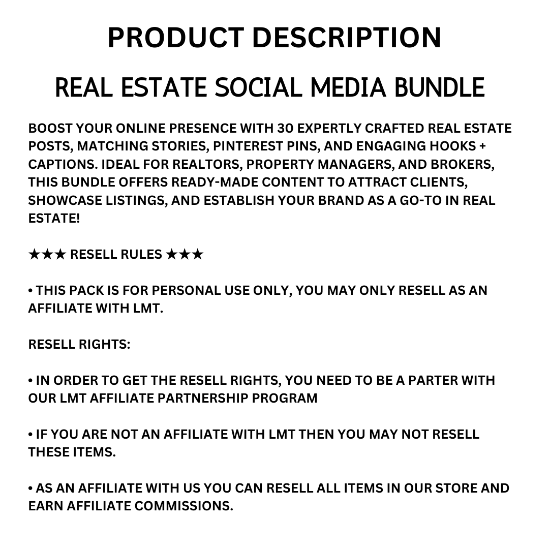 REAL ESTATE | Real Estate Social Media Bundle | Vol III | Canva Templates