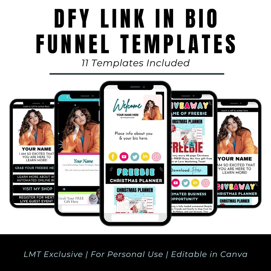 DFY Link in Bio Funnel Templates
