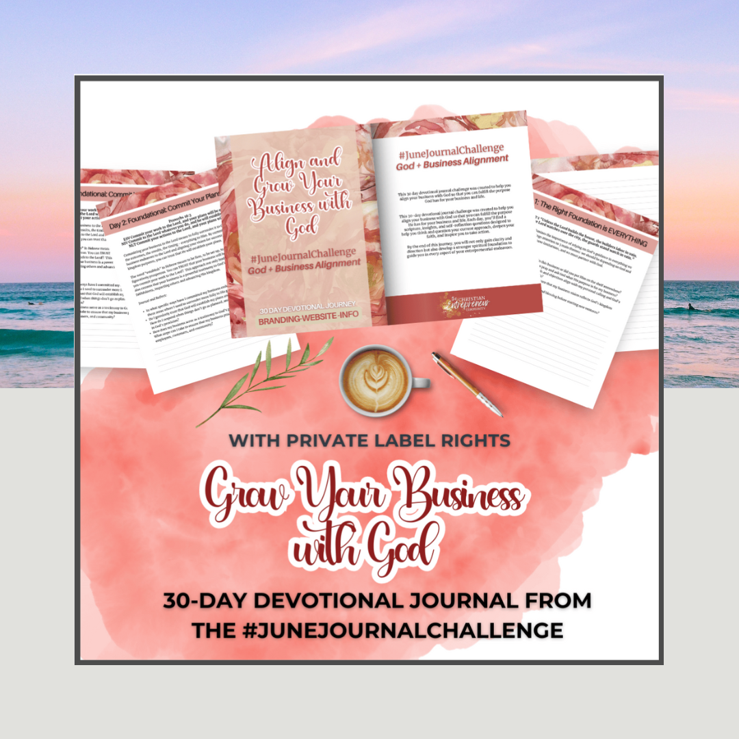Align and Grow You Business With God - Devotional Journal | Faith