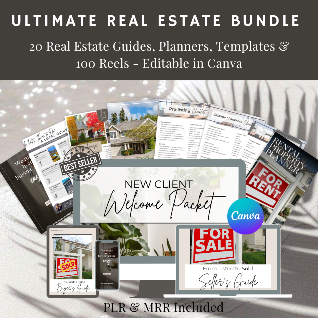 Ultimate Real Estate Bundle | PLR | MRR