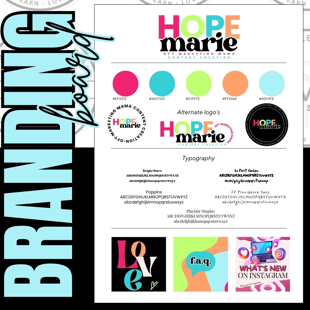 BRANDING SERVICES | LOGO + BRANDING BOARD DESIGN *LIMITED AVAILABILITY*