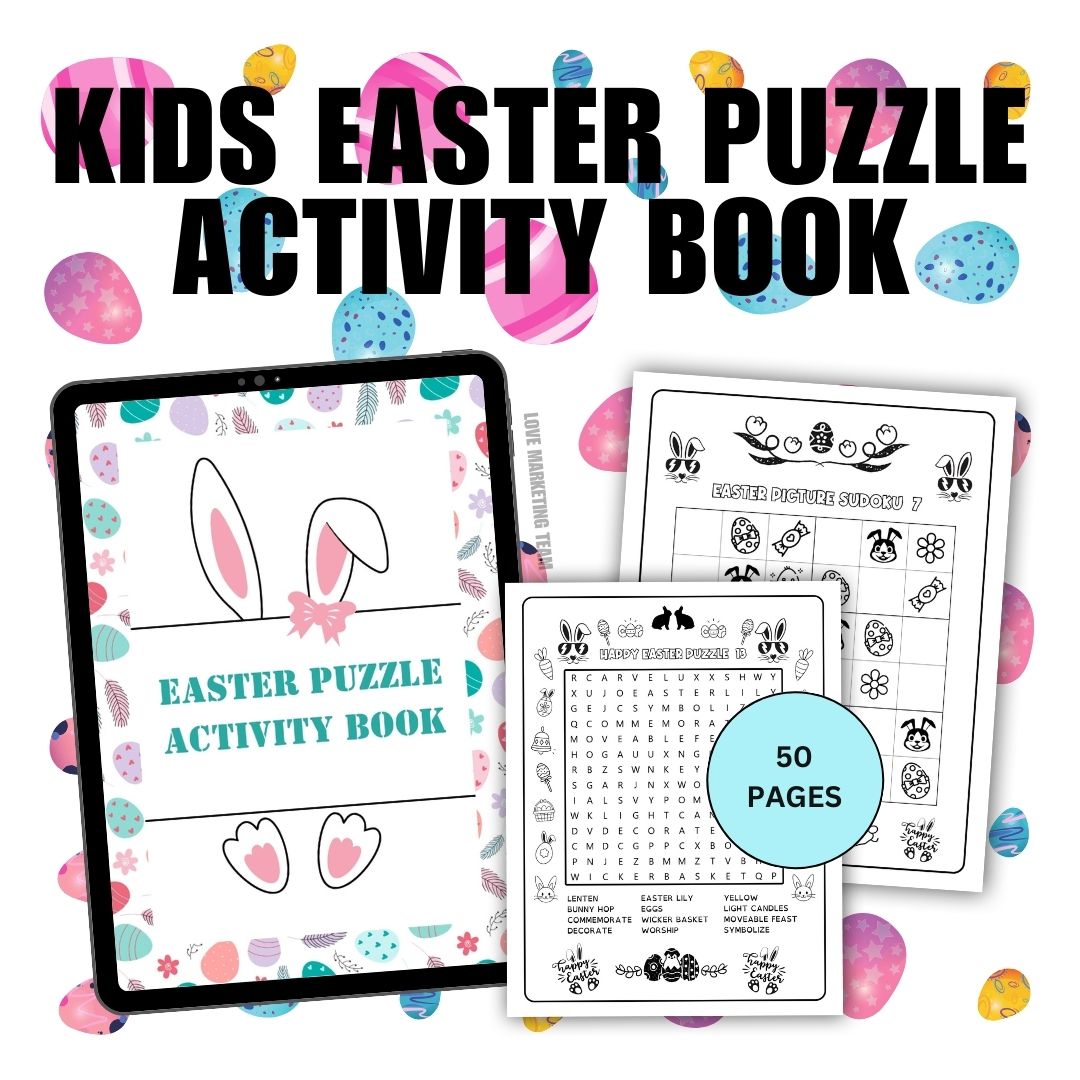 KIDS | Easter Puzzle Activity Book