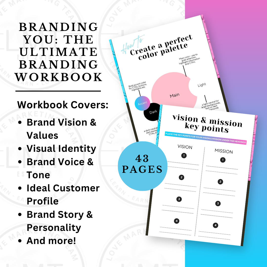 BRANDING YOU: The Ultimate Branding Workbook