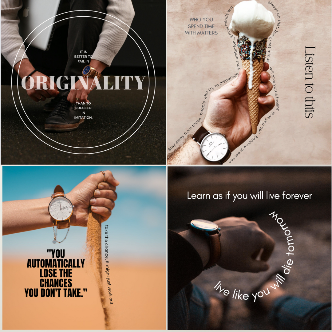 30 MENS Instagram Posts | Inspirational | Social media Pack