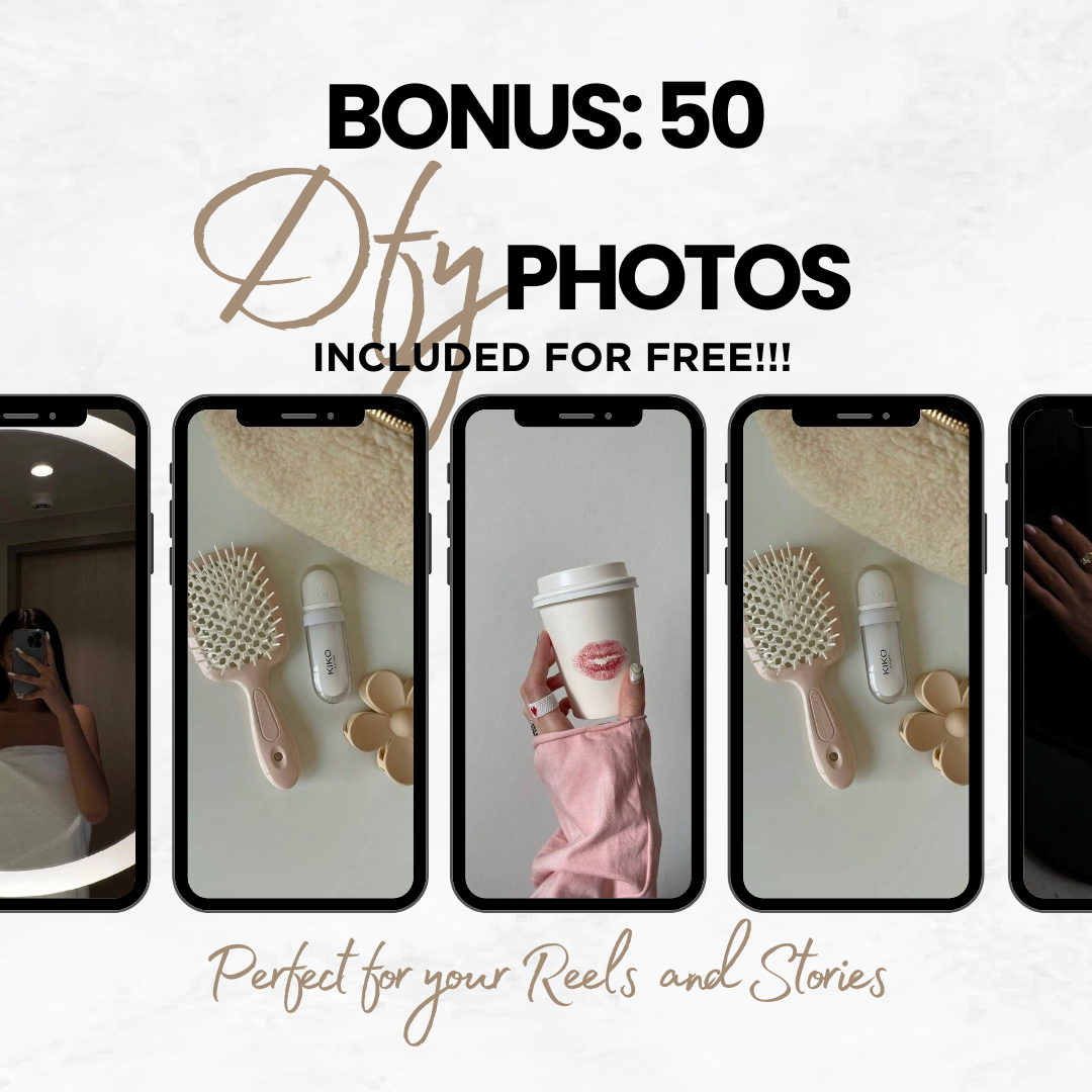 250 Aesthetic Video Reels | Faceless IG videos for stories and reels | PLR + MRR Resell Rights