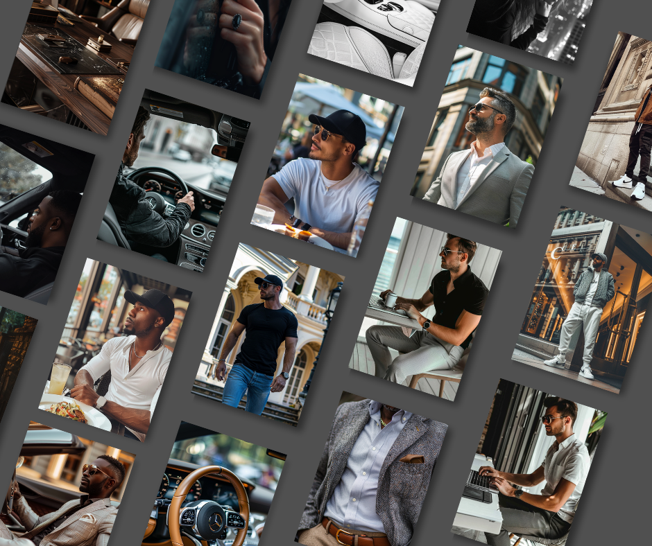 Men Luxe Collection + BONUS | 300 Stories | 300 Posts