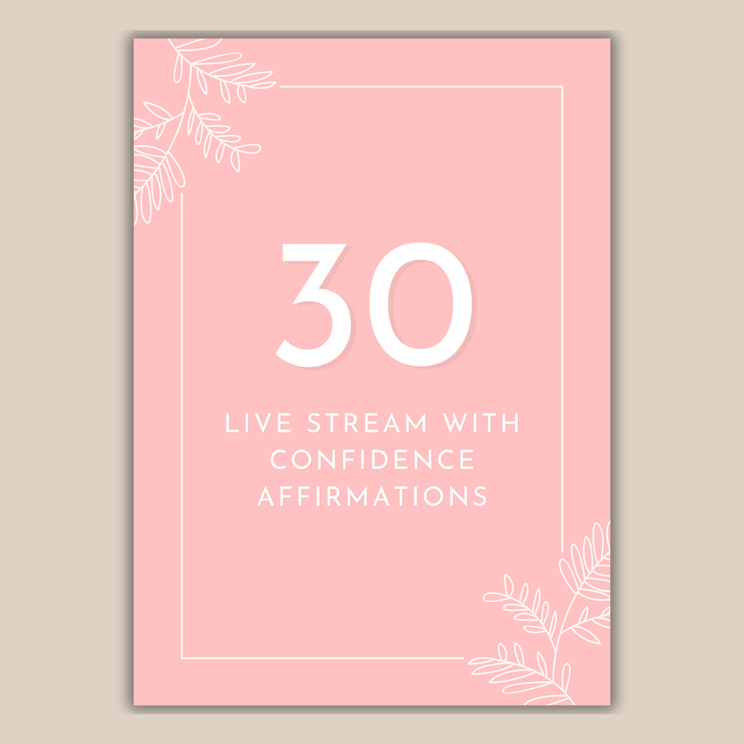 Live Stream Affirmation Cards | Business | Social Media