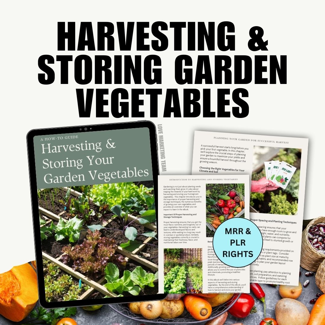 Harvesting & Storing Garden Vegetables