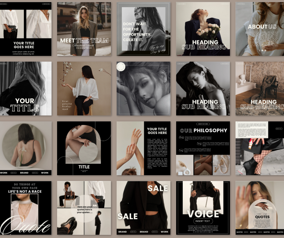 120 Luna Design Social Media Template | MRR | Master Resell Rights