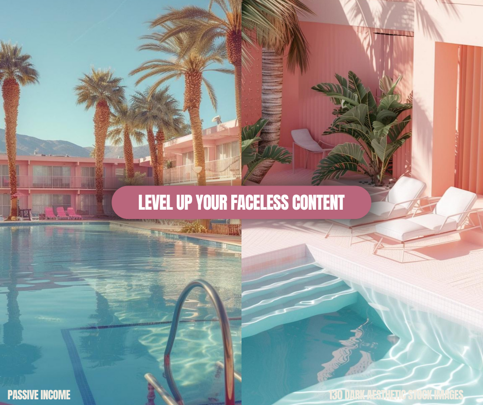 170+ Pink Boho Aesthetic Social Media Stock Images + Mockups included!! | MRR Master Resell Rights