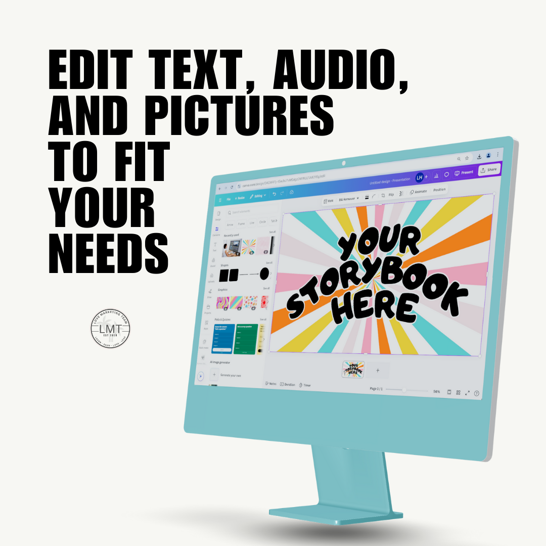 KIDS | "Zul's Toothache Lesson" | Editable Story-book with Audio | Canva Free