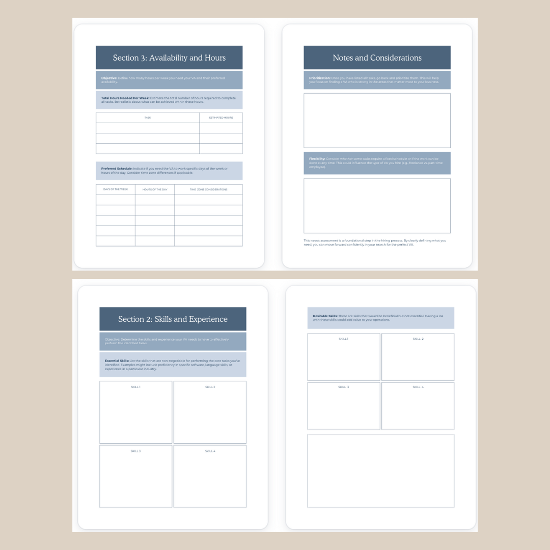 Virtual Assistant Lead Magnet + Email Bundle | Business | VA