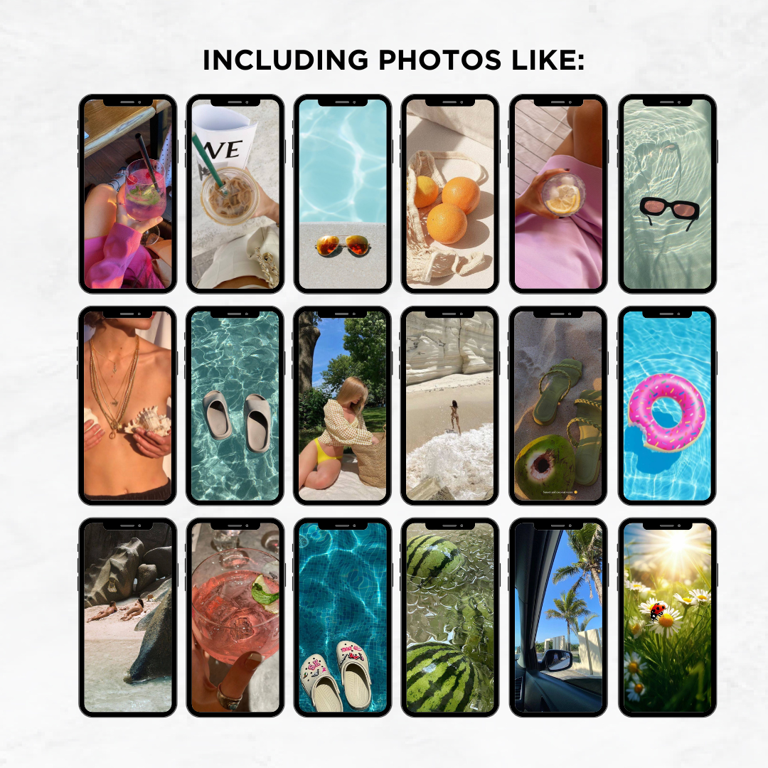 200 SUMMER Aesthetic Video Reels | Faceless IG videos for stories and reels | PLR + MRR Resell Rights