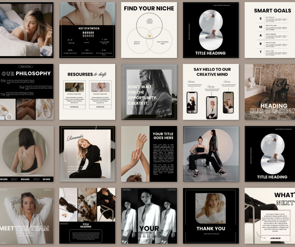 120 Luna Design Social Media Template | MRR | Master Resell Rights