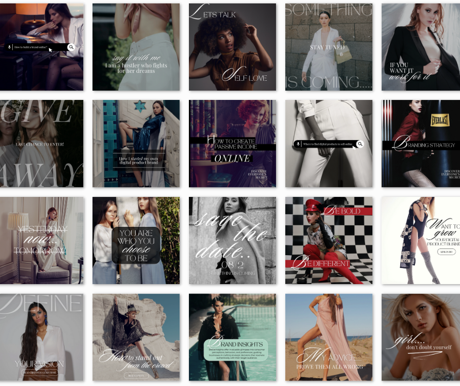 ELLE Lux 240 Social Media (FB & IG Posts & Stories)