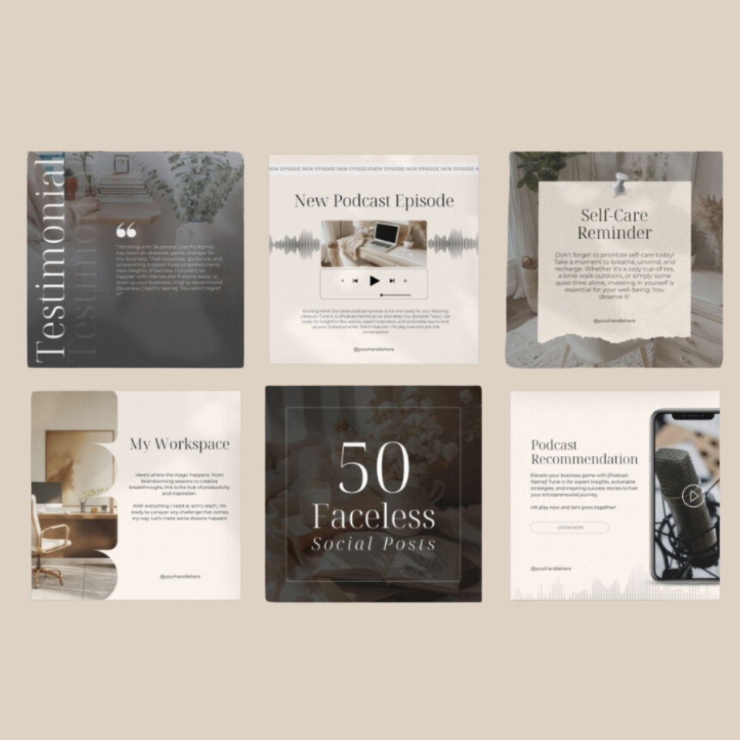 Business Coach Instagram Posts Templates | Social Media