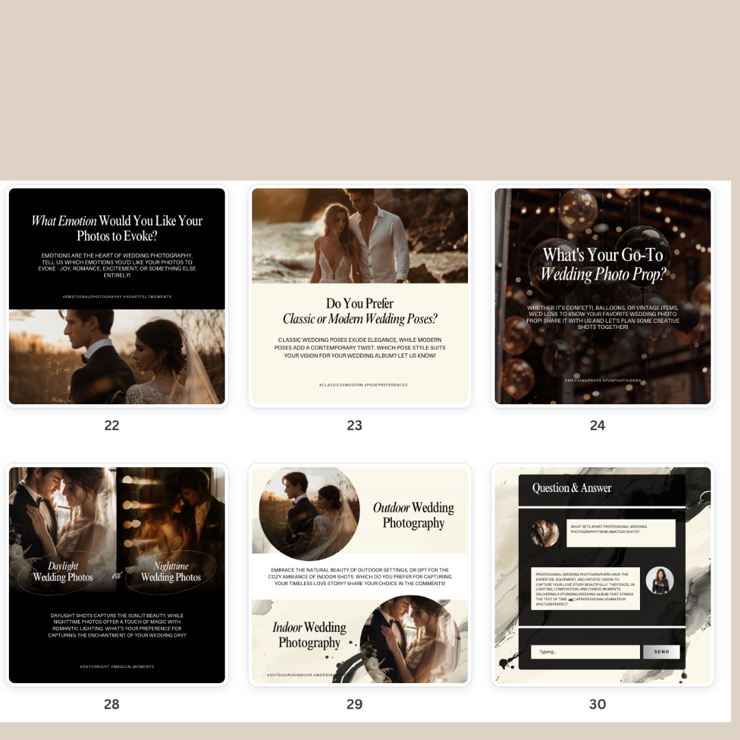 Photography Instagram Post Templates | Social Media |