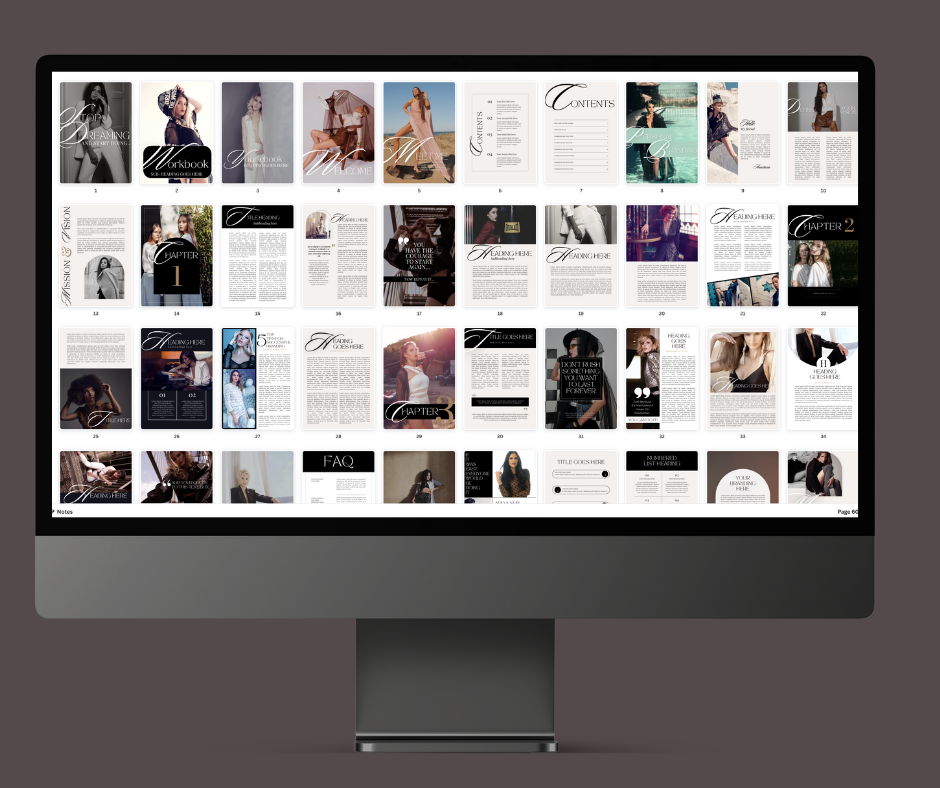 ELLE Lux eBook Template with Workbook