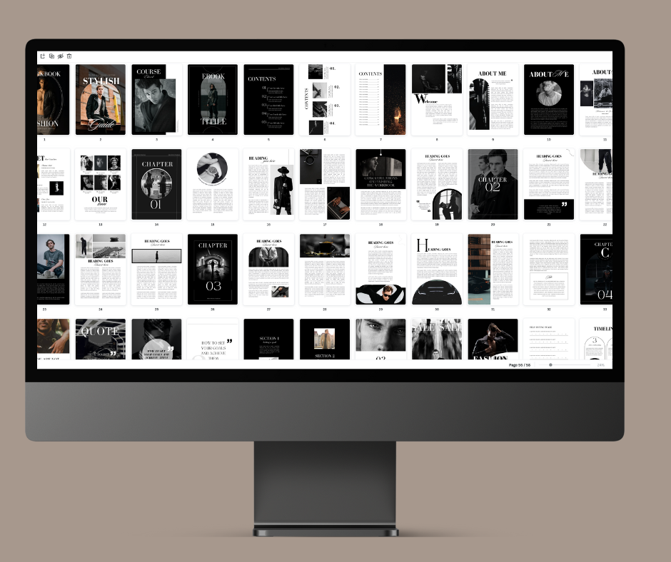 Mens Luxury Design eBook & Workbook | MRR | Master Resell Rights