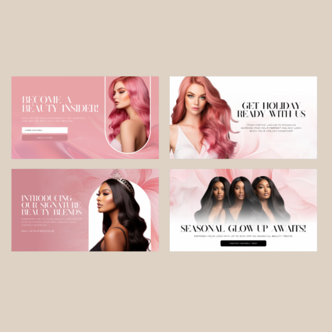 Website Banners For Beauty Boutique | Business |