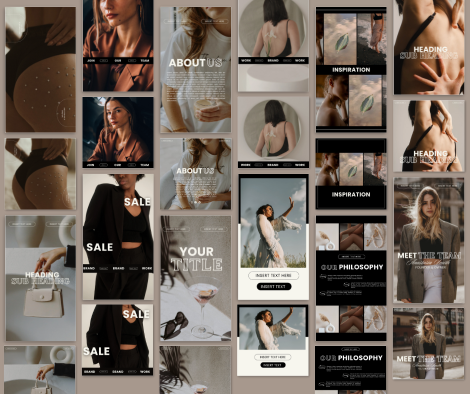 120 Luna Design Social Media Template | MRR | Master Resell Rights