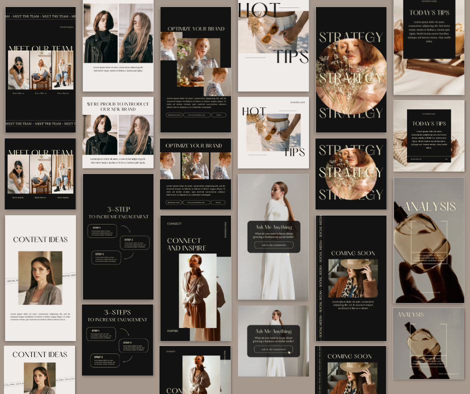 200 Social Media Design Instagram Bundle | MRR | Master Resell Rights