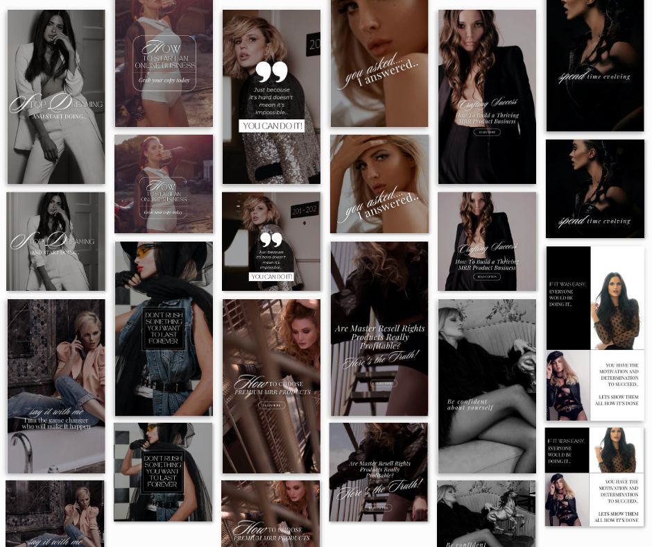 ELLE Lux 240 Social Media (FB & IG Posts & Stories)