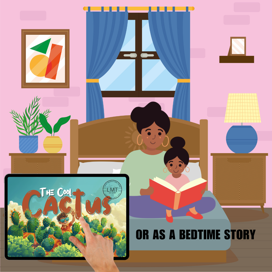 KIDS | "The Cool Cactus" | Editable Story-book with Audio | Canva Free