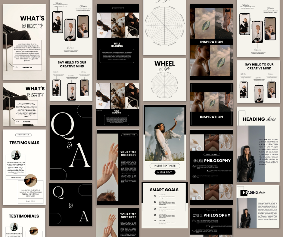 120 Luna Design Social Media Template | MRR | Master Resell Rights