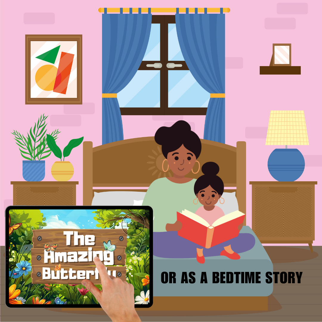 KIDS | "The Amazing Butterfly" | Editable Story-book with Audio | Canva Free