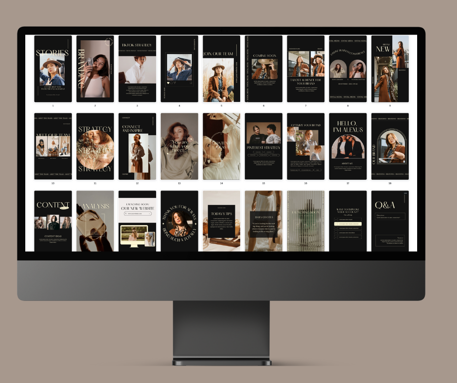 200 Social Media Design Instagram Bundle | MRR | Master Resell Rights