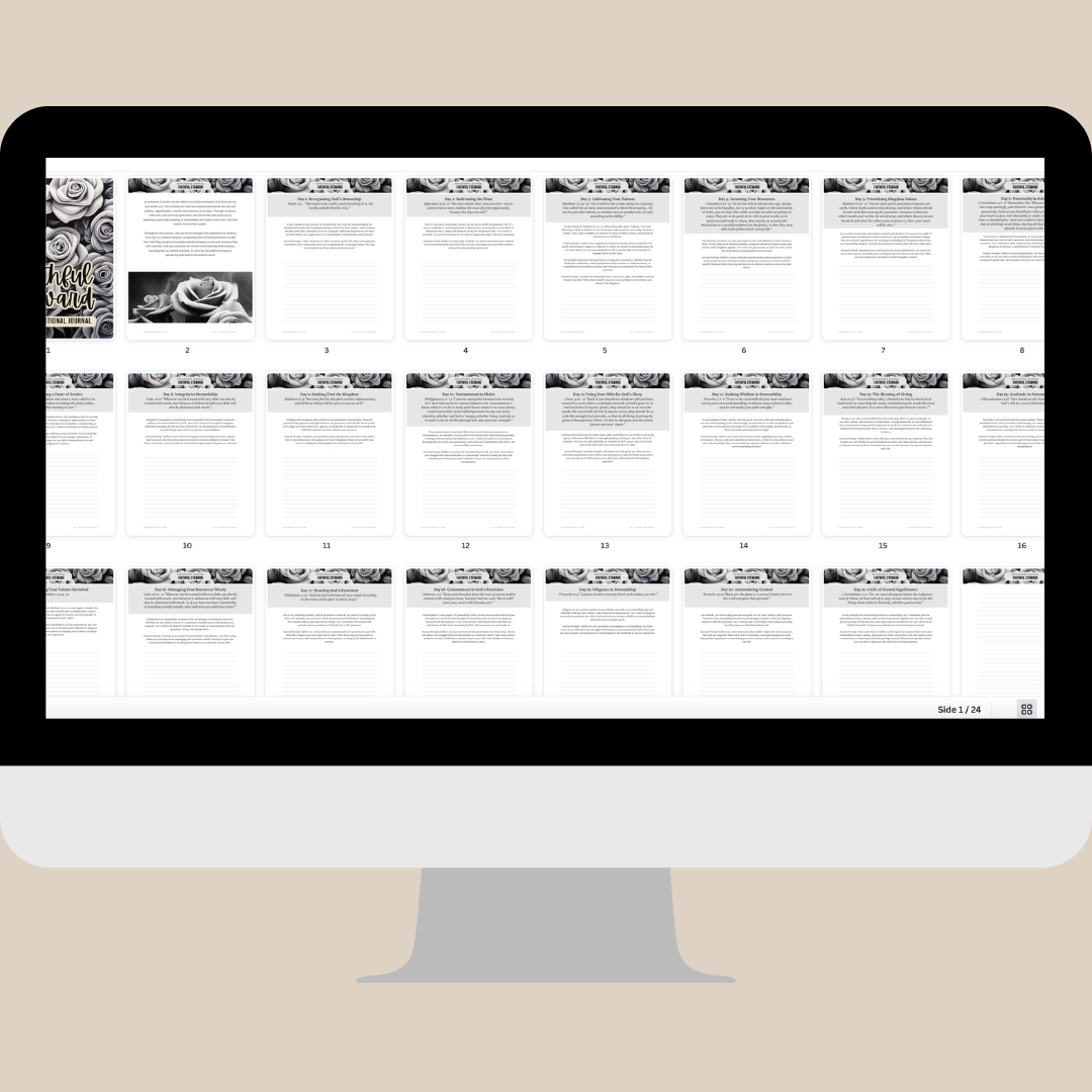 Stewardship | 21 Day Devotional  | Faith