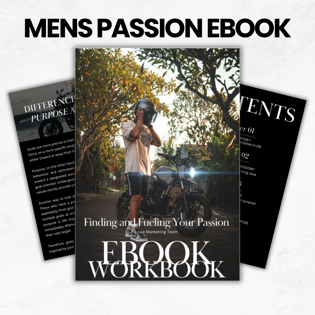 MENS ADDITION - Finding & Fueling Your Passion Ebook & Workbook