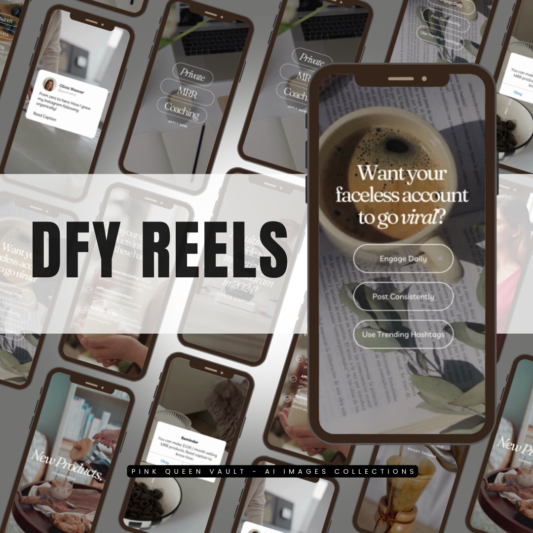 Faceless Reels with content