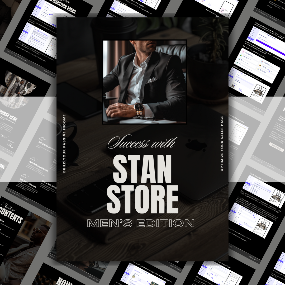 MENS SUCCESS WITH STAN STORE | E-book | MRR/PLR