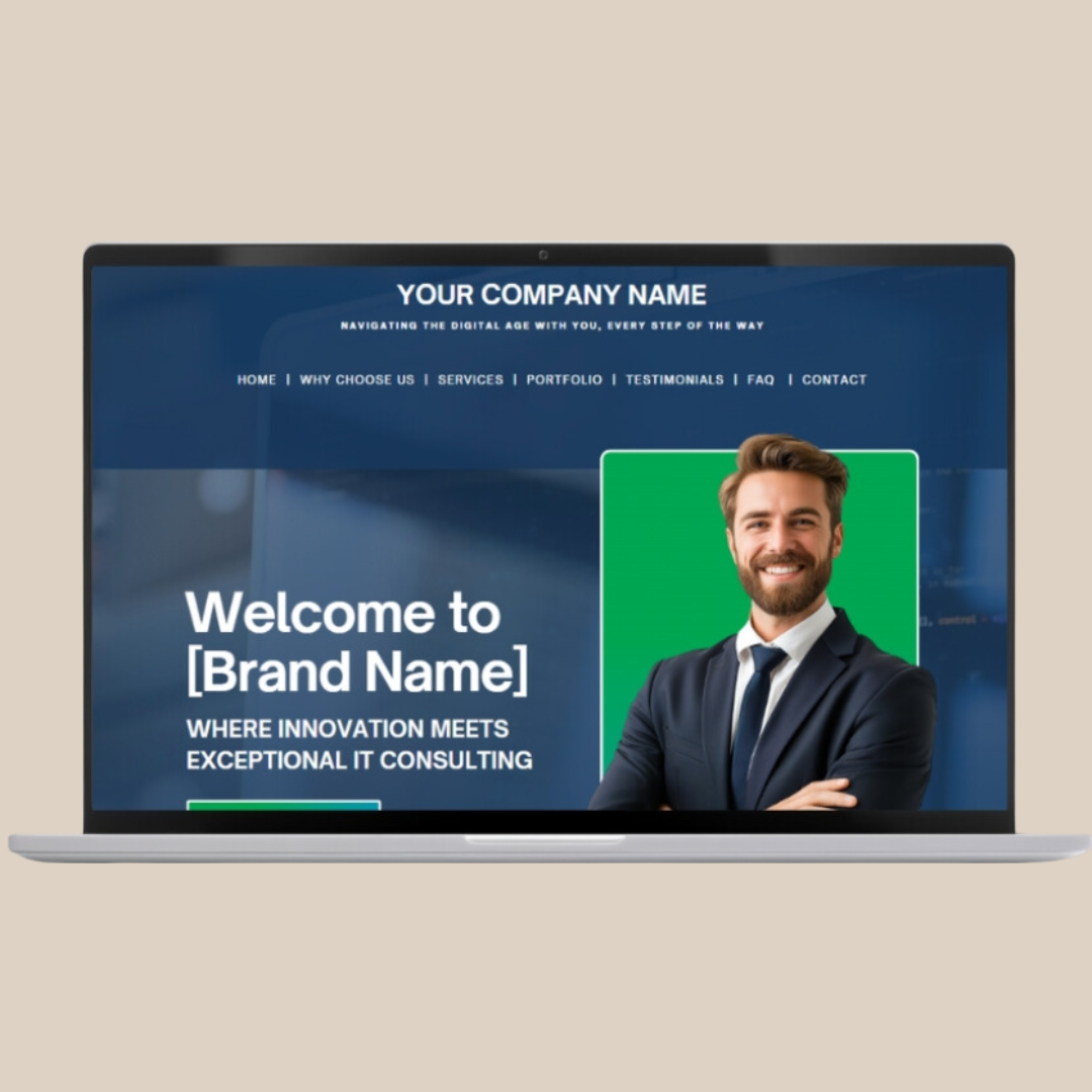 IT Consultant Website Template