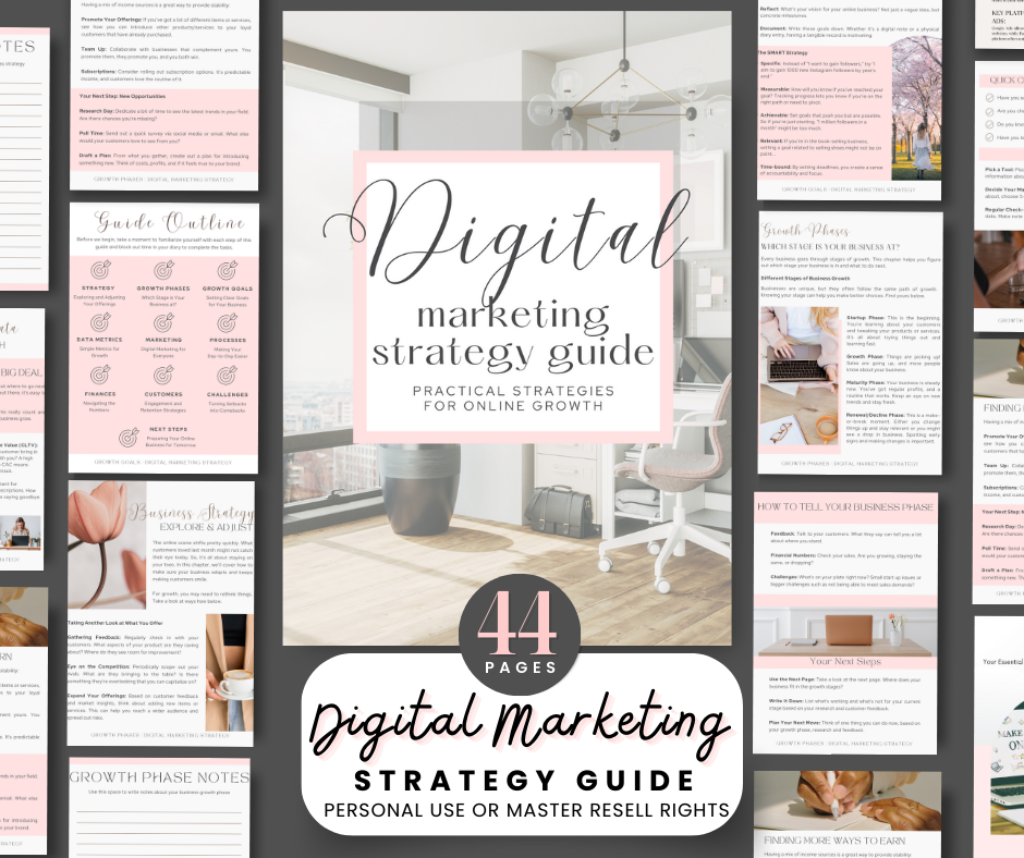 Digital Marketing Strategy Guide (44 pages)