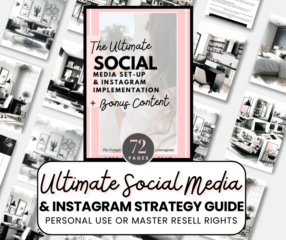 Ultimate Social Media Guide + Instagram Setup + Bonuses (72 pages)