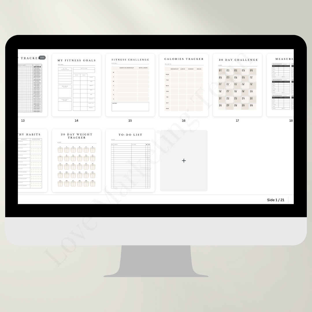 Fitness Planner | Health, Fitness, and Wealth