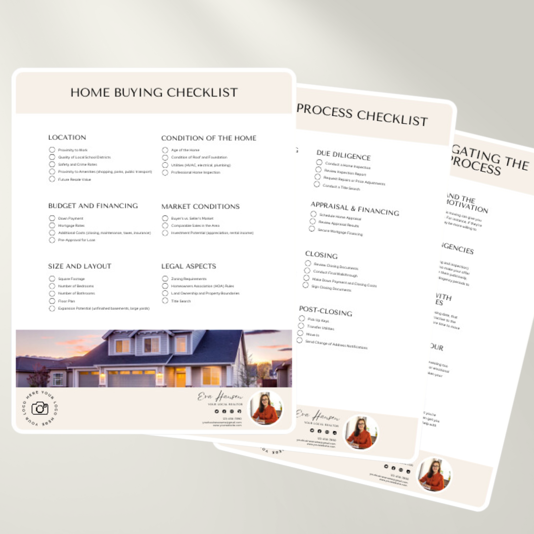 Home Buyer Checklist | Real Estate | Realtors