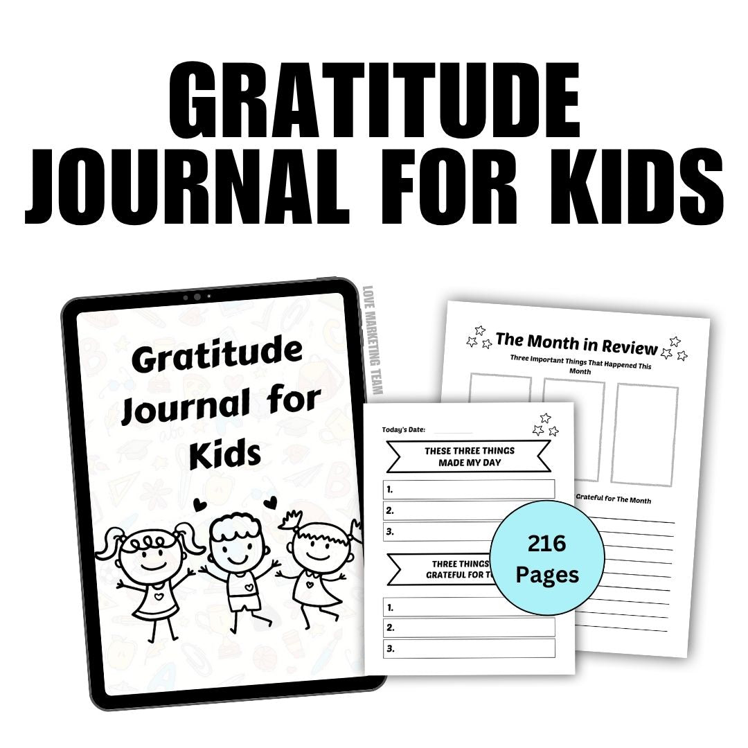 KIDS| GRATITUDE JOURNAL FOR KIDS