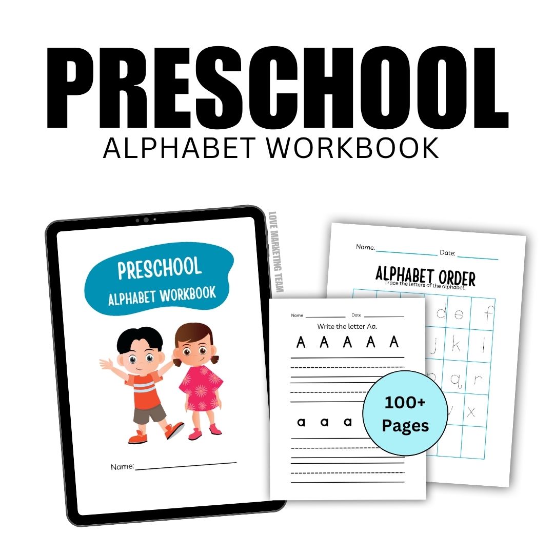 KIDS | PRESCHOOL ALPHABET WORKBOOK