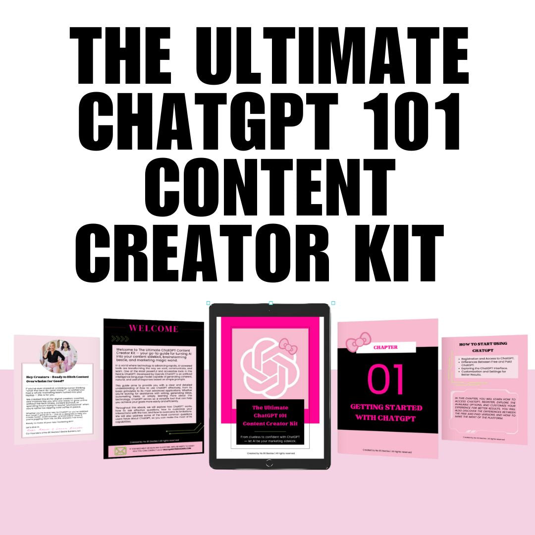 BB Exclusive | The Ultimate ChatGPT 101 Content Creator Kit + Matching Sales Funnel