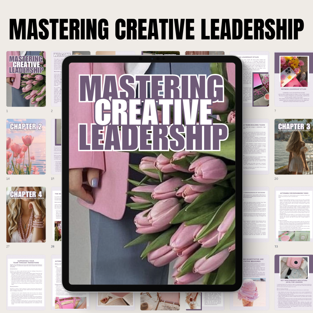 SOCIAL MEDIA | Mastering Creative Leadership | Editable in Canva