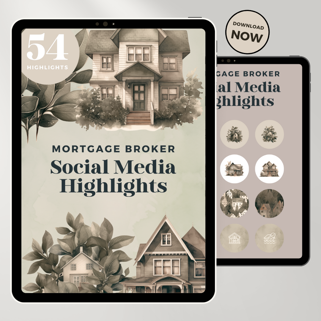 Mortgage Broker | Real Estate | Instagram Highlights Covers | Neutral
